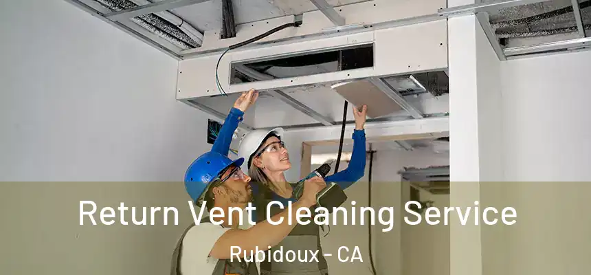 Return Vent Cleaning Service Rubidoux - CA